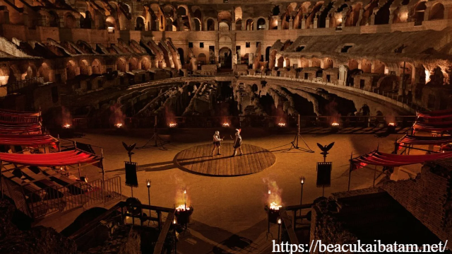 Airbnb Ajak Turis Jadi Gladiator di Colosseum